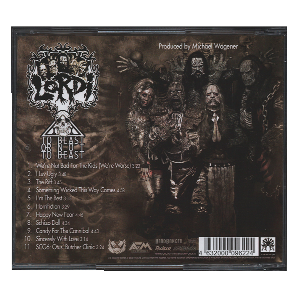 Lordi / To Beast Or Not To Beast (RU)(CD)