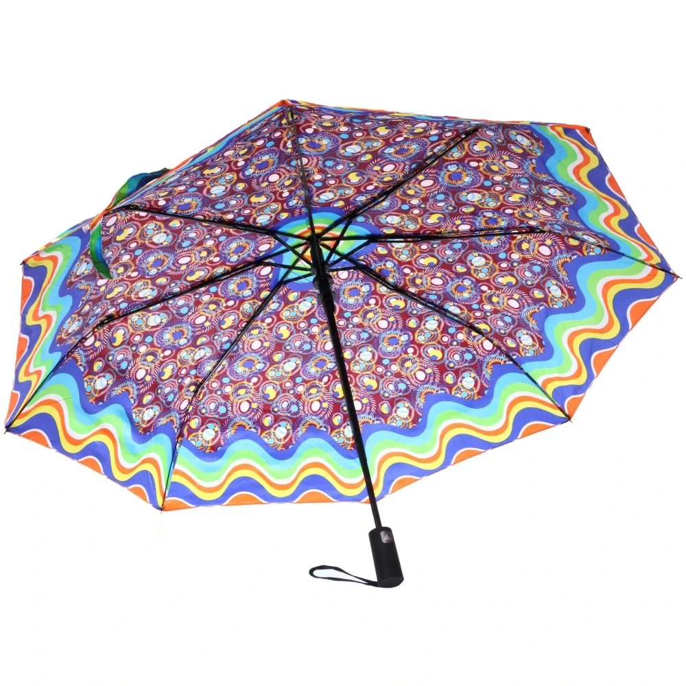 Зонт женский полуавтомат «Кланти», микс 6 цветов, 8 спиц, d-100см, длина в слож. виде 30см