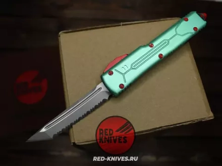 Нож Microtech Ultratech Bounty Hunter T/E FS - сиррейторный клинок RK-450