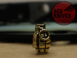 Бусина темлячная "Граната", латунь