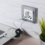 Рамка на 1 пост Favorit (серый,стекло)