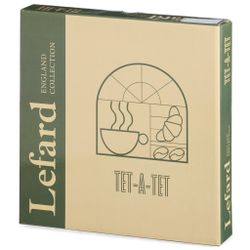 НАБОР ТАРЕЛОК ЗАКУСОЧНЫХ LEFARD "TET-A-TET" 2 ШТ. 20,5 СМ (КОР=16НАБ.)