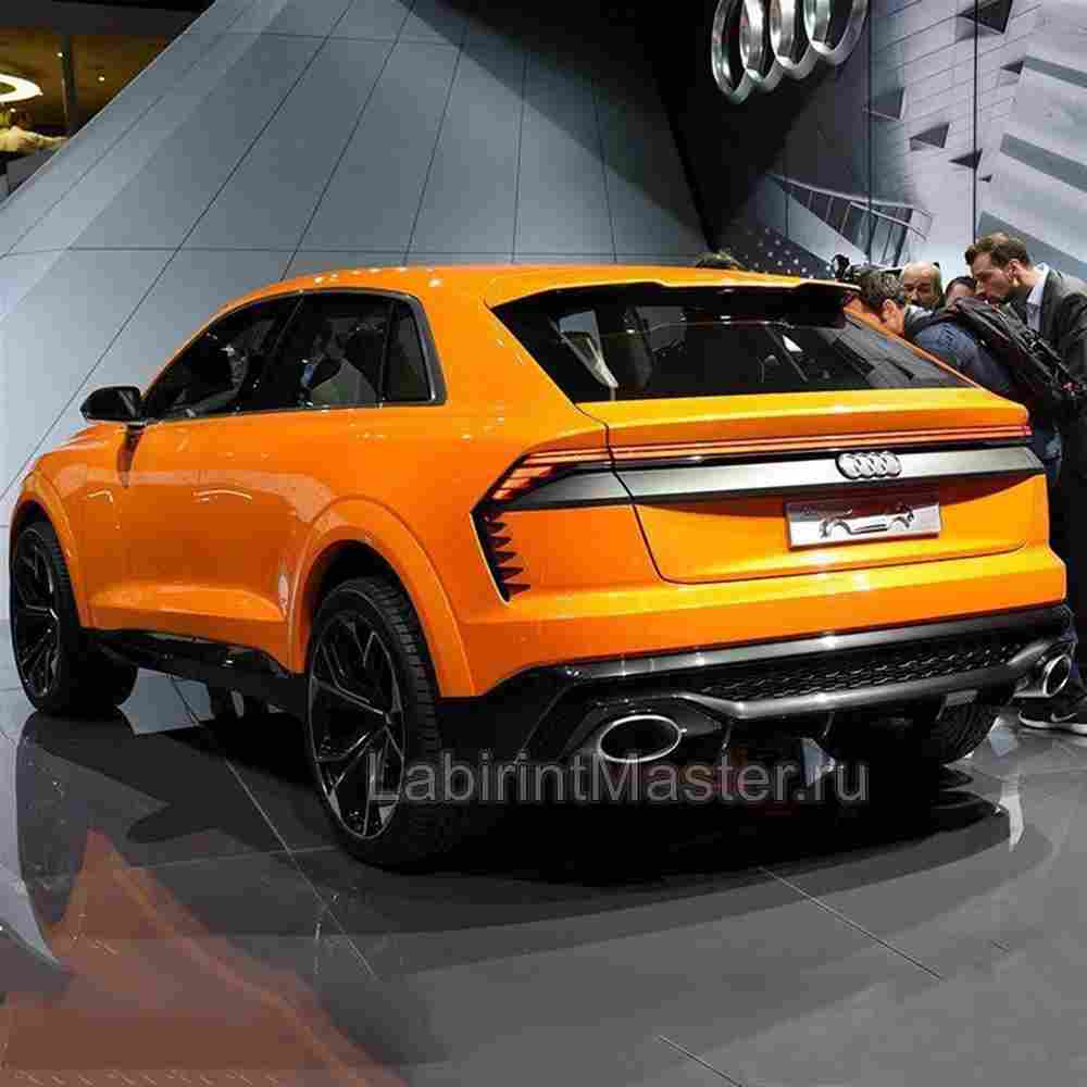 Детский электромобиль "AUDI Q8" 12V, оранжевый