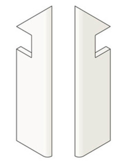 Спецэлемент Marvel X Calacatta Apuano Battiscopa Sag. Sx Silk