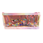 Пенал - косметичка Alingar, мех/голографика, молния, 90х200мм, "Щенки", ассорти (собачки)