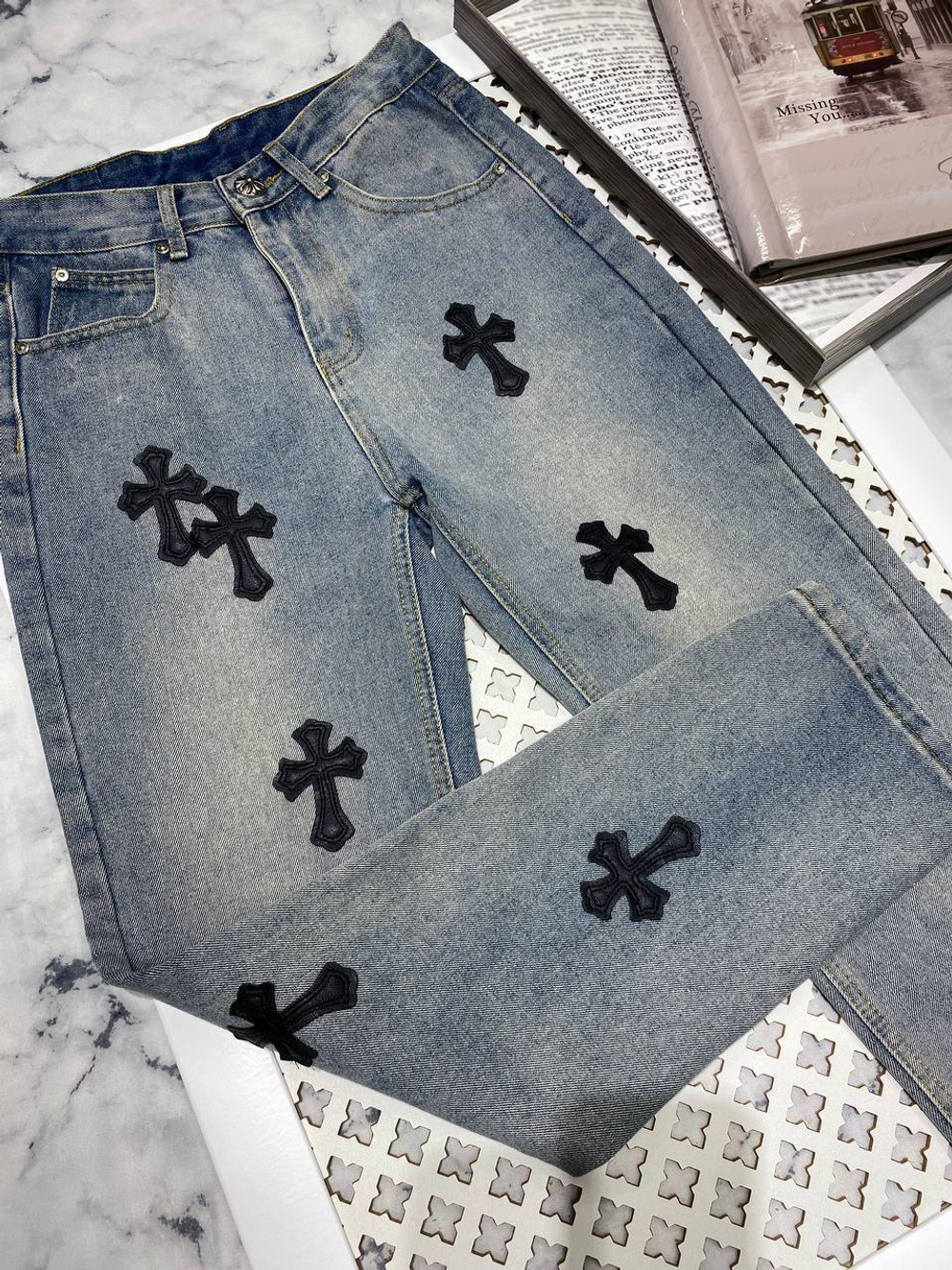 Джинсы Chrome Hearts