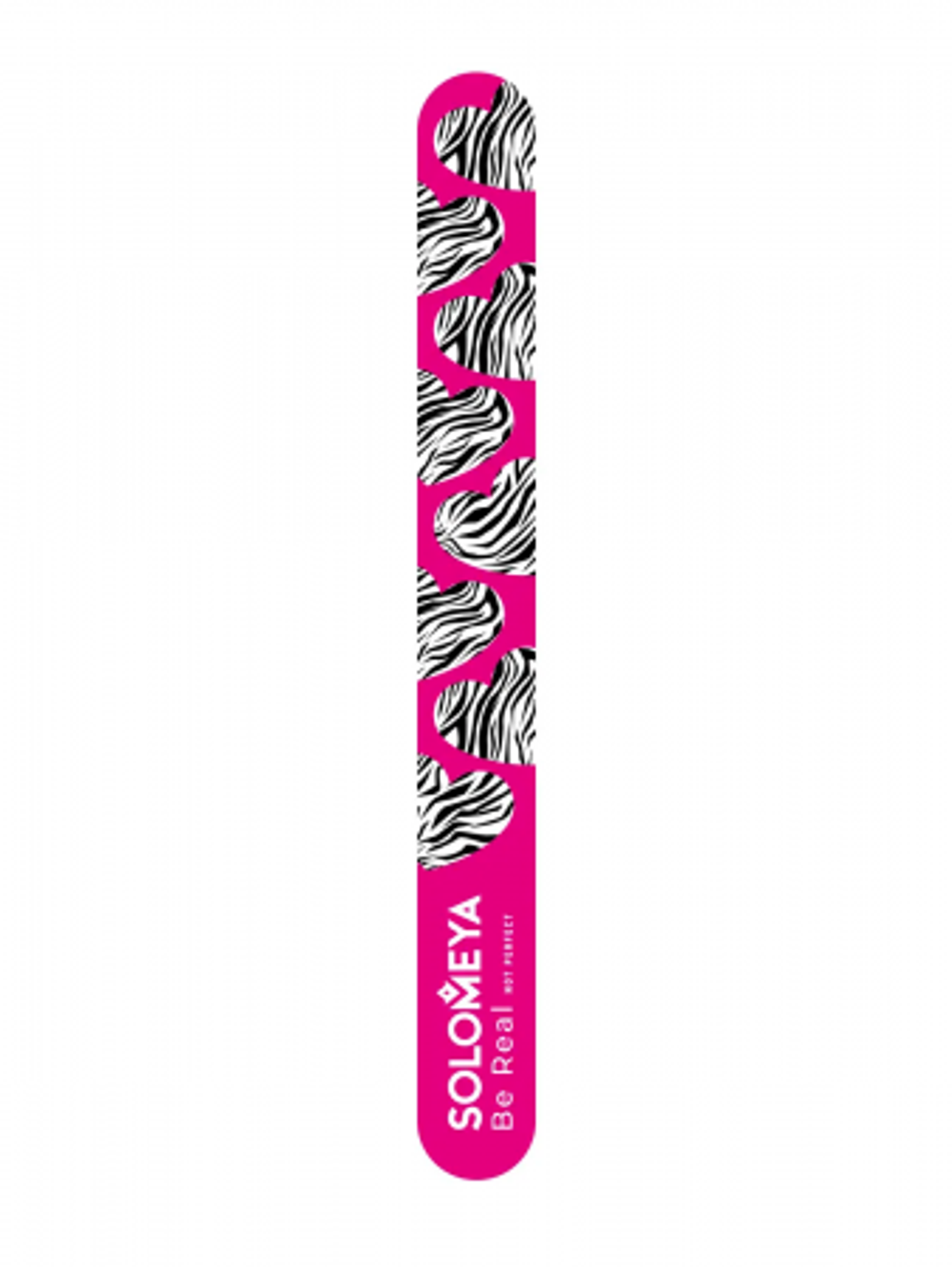 Пилка для ногтей SOLOMEYA Zebra Pattern Nail File