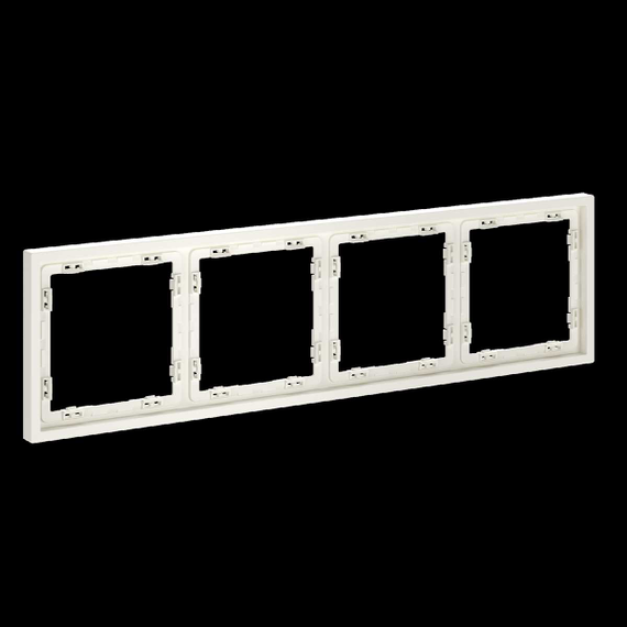 Рамка пластиковая S70 на 4 пост, (хлопок) Voltum VLS100413