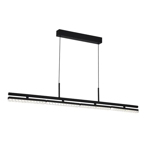 SL1018.403.04 Светильник подвесной ST-Luce черный/прозрачный LED 1*32W 4000K EUCLIDICS