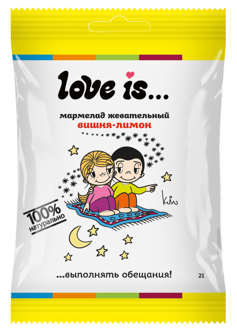 Мармелад LOVE IS ЖуйМиксик вкус Вишня-Лимон 25 г