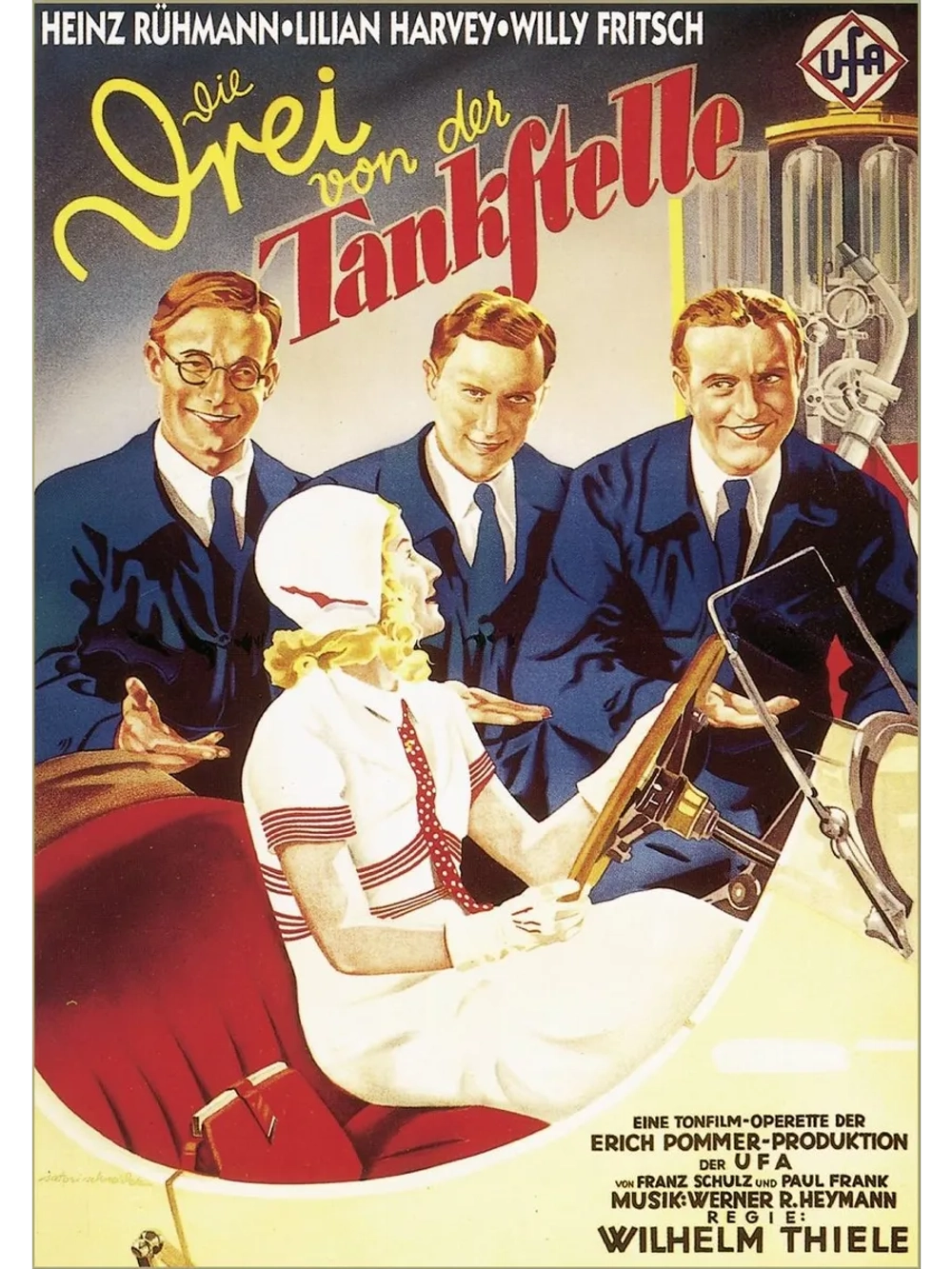 Трое с бензоколонки (1930) (DVD-R)