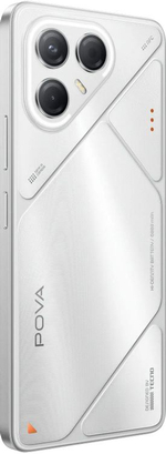 6.78" Смартфон TECNO Pova 7 5G 8/256Gb,  NFC,  IPS,  144Гц,  6000мAч,  серебристый