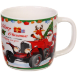 Кружка кермическая 360мл «Санта за рулём»