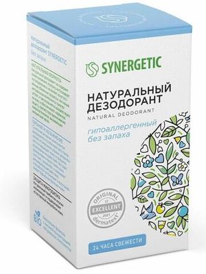 Синергетик Натуральный дезодорант "без запаха" 50мл