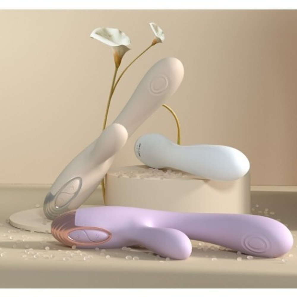 Вибратор-кролик Pada от Drywell бежевый