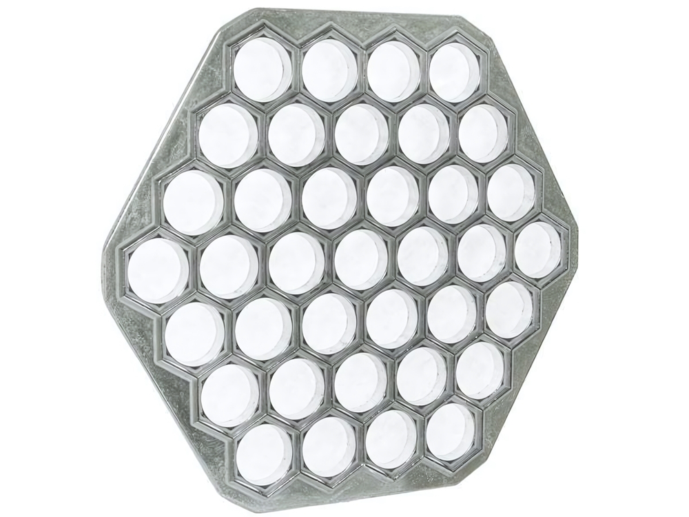 Пельменница металлическая шестигранная Винтаж в коробке