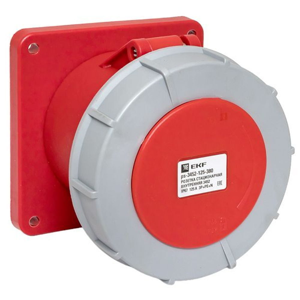 Розетка стационарная внутренняя EKF ps-3452-125-380