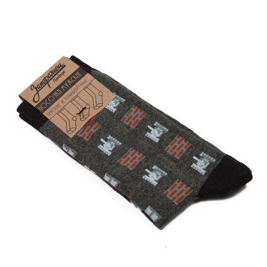 Носки ЗАПОРОЖЕЦ Танк Серый Меланж