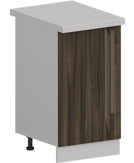 Кухня Модуль ШН 450 Графит / Орех Миланский