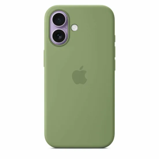 Чехол Apple 17 Silicone Case with MagSafe – Light Moss