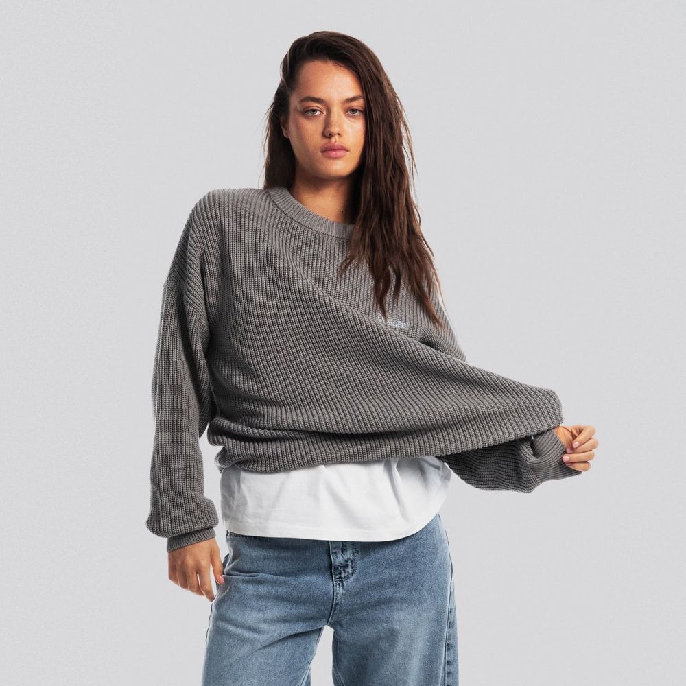 Свитер Dissident OG Logo серый