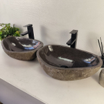 Раковина из речного камня ПАРА! RS-65485 49*33*15 0865