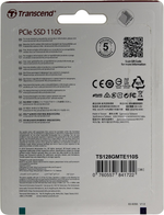 Накопитель SSD 128 Gb M.2 2280 M Transcend MTE110S 3D TLC
