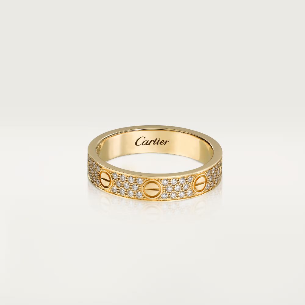 Кольцо Cartier Love с бриллиантами