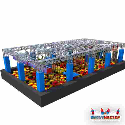 Детский ниндзя парк «Маленькие ниндзя», 22×8×3 м