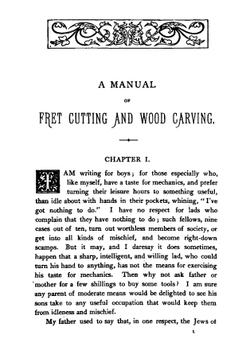 A manual of fret cutting and wood carving | Thomas Seaton