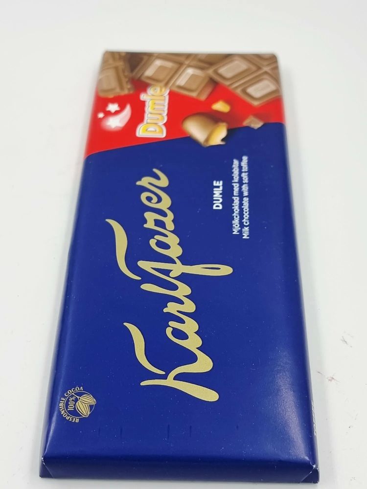 Шоколад молочный Fazer Dumle с мягкой карамелью 180 г