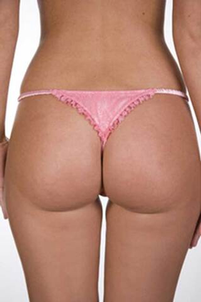 Нежные трусики-стринги Candy (Размер: XL) (Цвет: розовый)