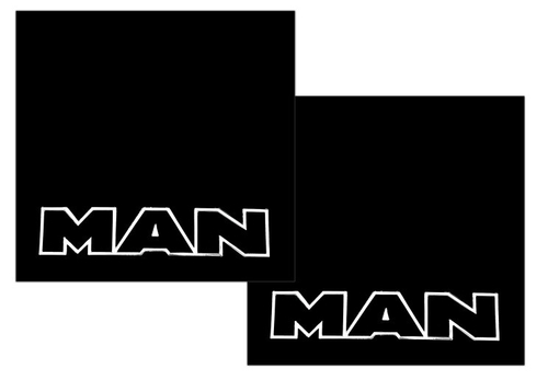 Брызговик универс. черный  MAN  40*60 (2 шт) (SPARGO)