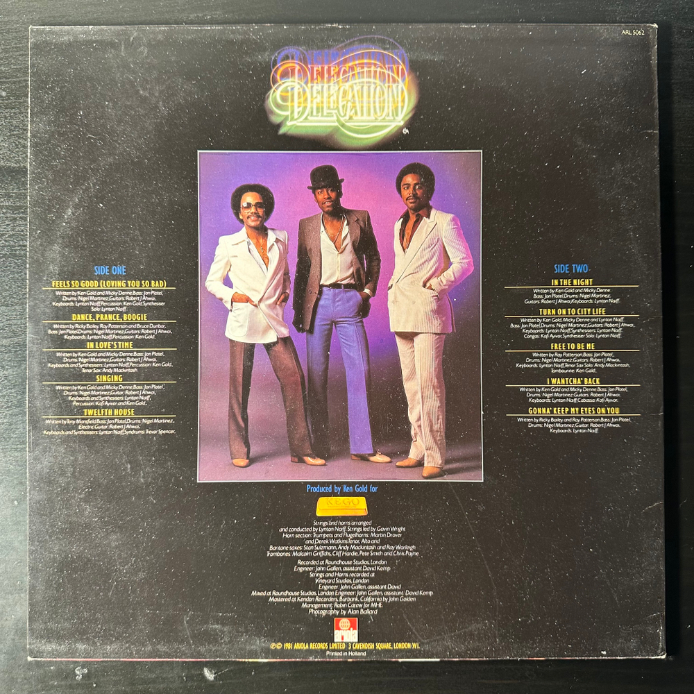 Delegation ‎– Delegation (Голландия 1981г.)