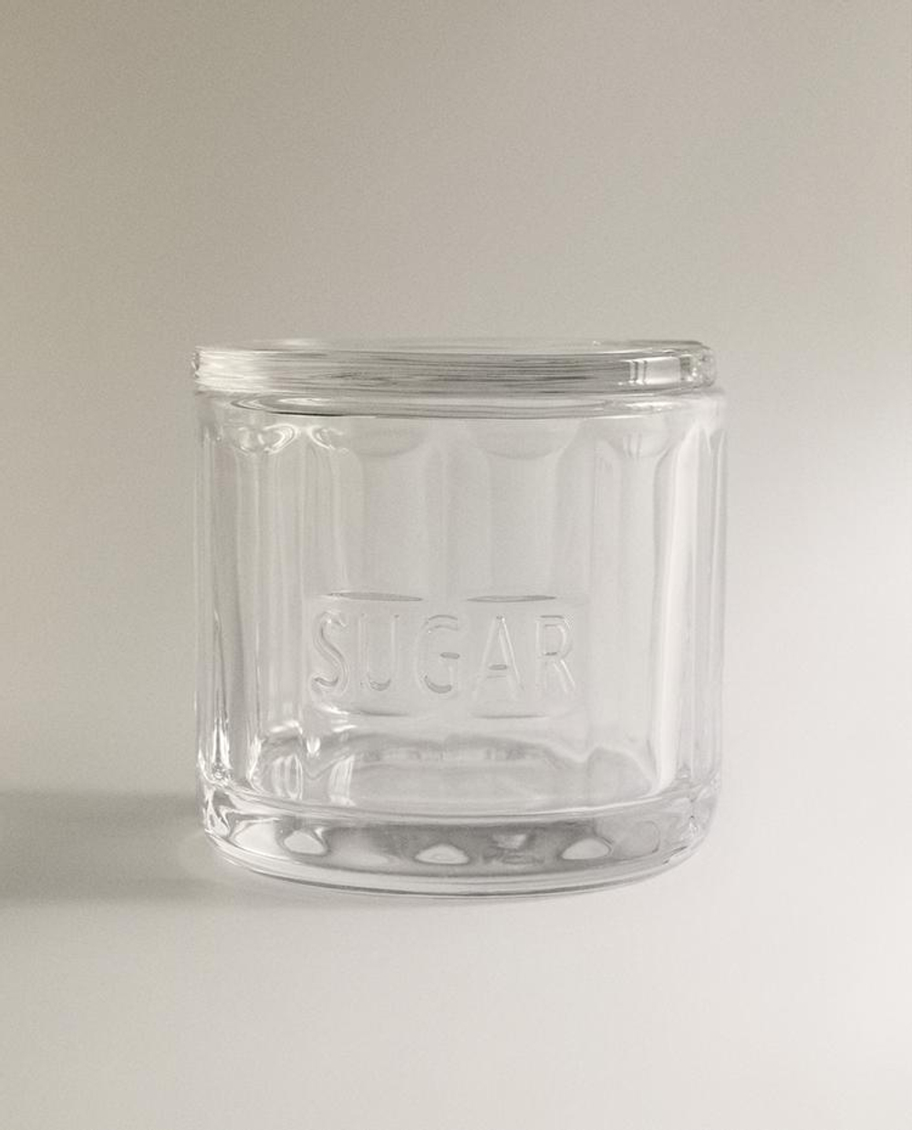 ZARA HOME САХАРНИЦА ИЗ СТЕКЛА С КРЫШКОЙ, ПРОЗРАЧНЫЙ