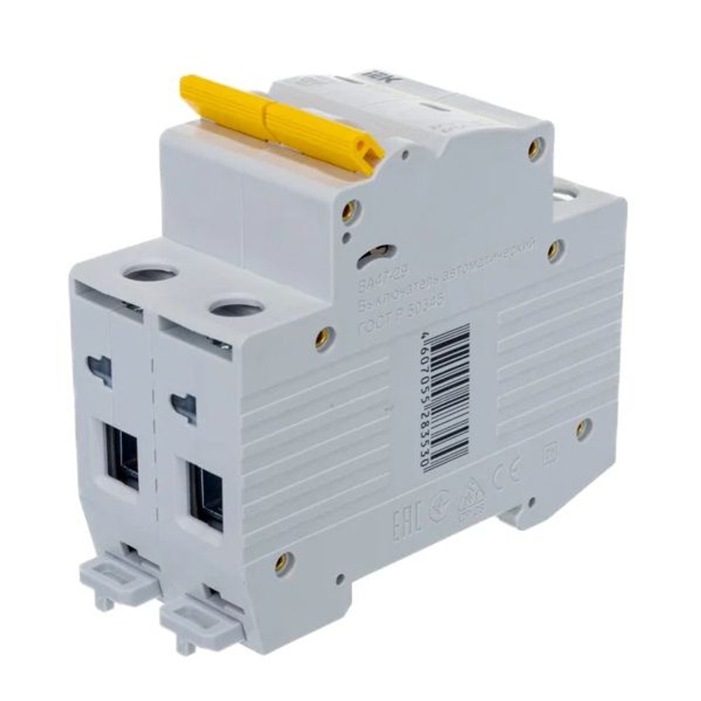 Выключатель автоматический модульный 2п C 16А 4.5кА ВА47-29 KARAT IEK MVA20-2-016-C