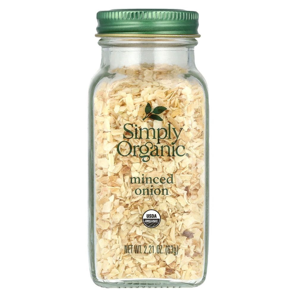 Simply Organic, лук репчатый, 63 г (2,21 унции)