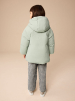 Куртка утепленная с капюшоном для девочки Next E25-189, Мятный