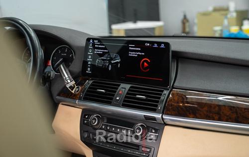 Магнитола для BMW X5 E70, X6 E71 2006-2009 CСC - RDL-1215-L монитор 12.3" на Android 13, Быстрая, CarPlay, 4G SIM-слот