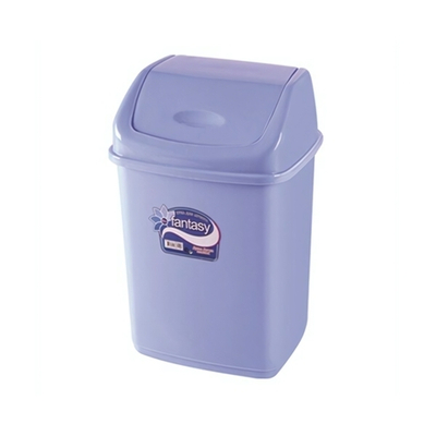 Контейнер для мусора с плавающей крышкой "Фантазия" 5л голубой
