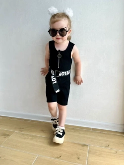 Комбинезон летний в рубчик