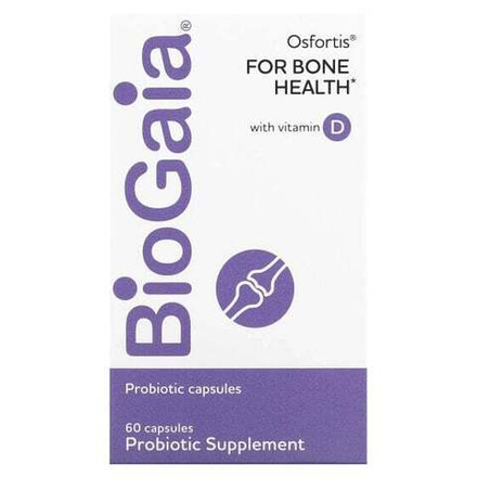 Для мышц и суставов BioGaia, Osfortis с витамином D, 60 капсул