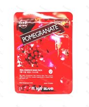 Маска тканевая с экстрактом граната Real Essense Pomegranate Mask Pack, MAYISLAND, Корея, 25 мл.