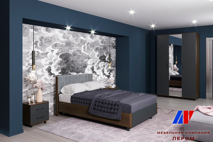 Спальня ГРЕЙС комплект №2 ГТ-АМ