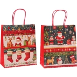 Пакет подарочный «Рождественская сказка» 27*22*11 см, микс
