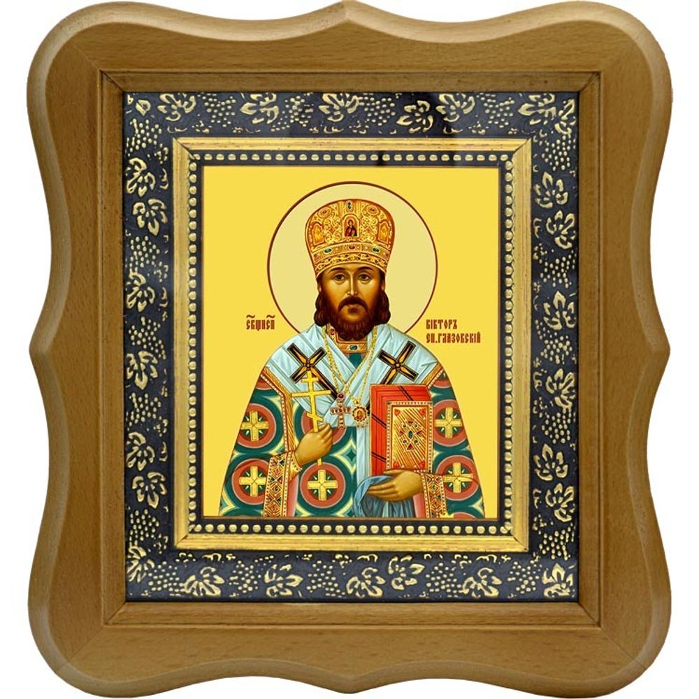 Виктор Глазовский (Островидов), епископ, святитель. Икона на холсте.