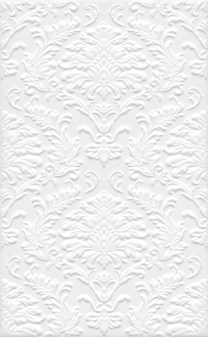 6308 Петергоф белый структура 25х40 керамическая плитка