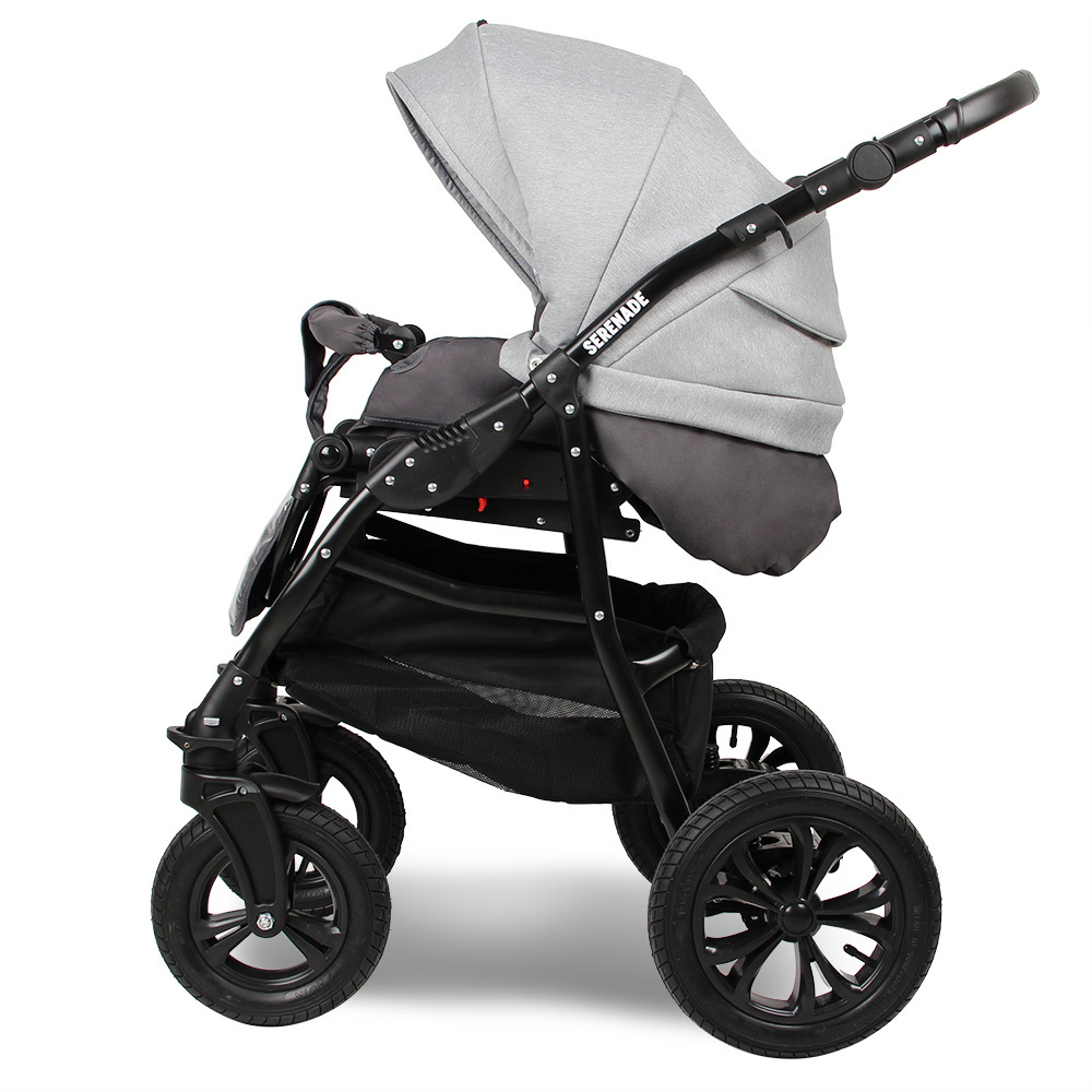 Коляска SERENADE 20 2в1 (Smile Line) (Se 21 (т.серый+св.серый))