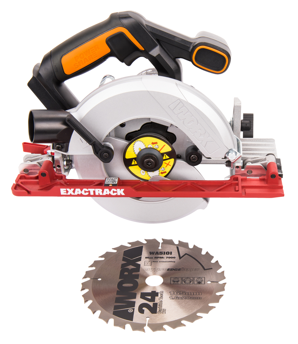 Дисковая пила аккумуляторная WORX WX530