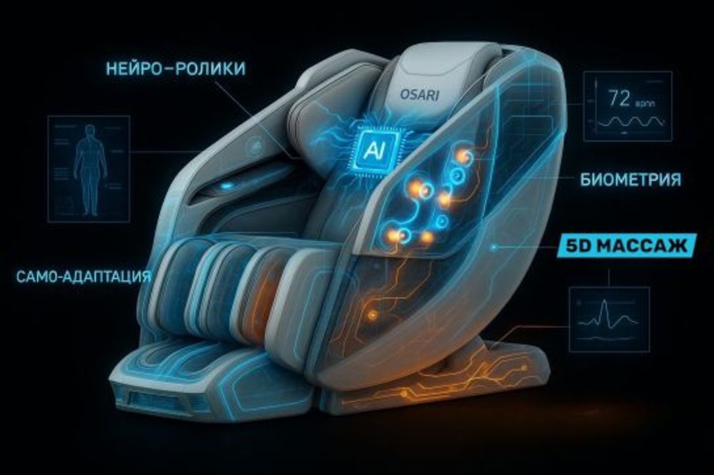 Массажное кресло OSARI Ai5 с нейро-роликами